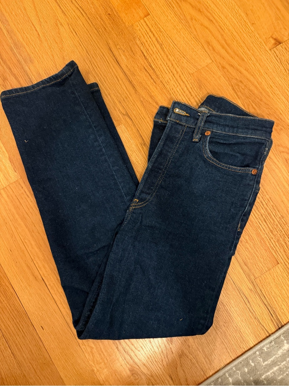 Re/Done Dark Blue Jeans